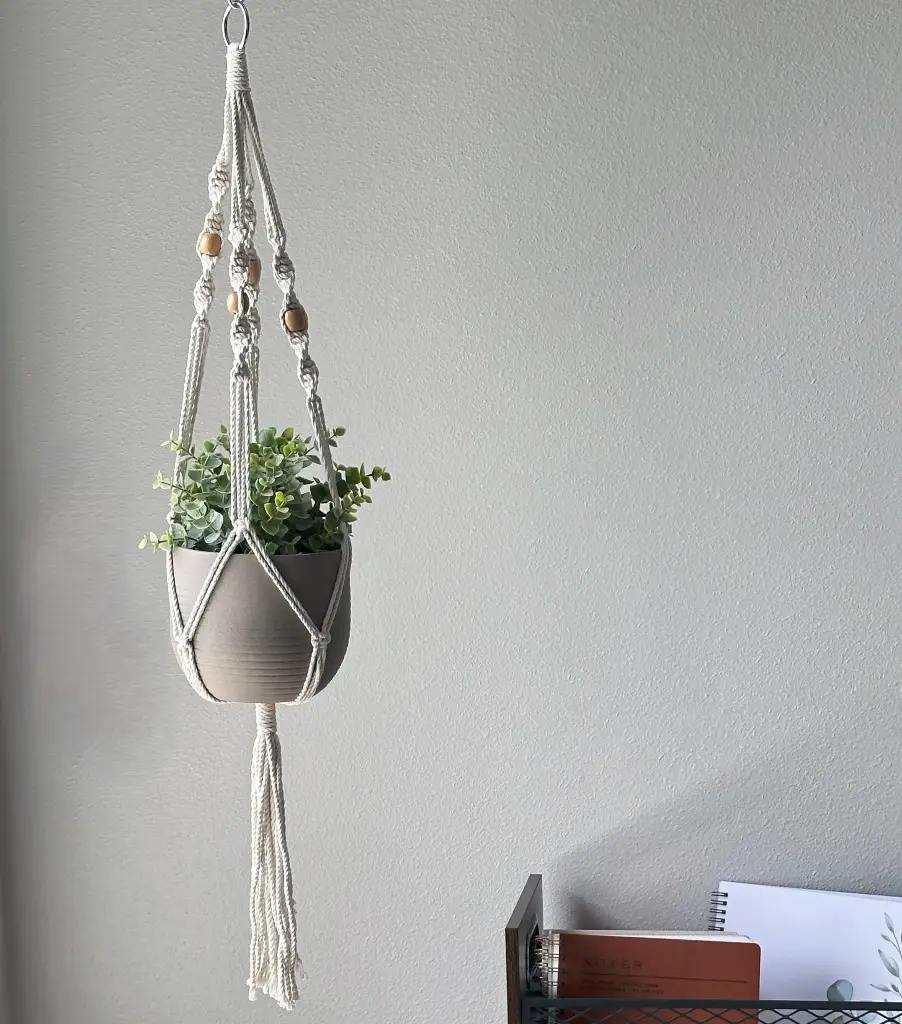 Spiral Medium Macramé Plant Hanger MSRP $12.99