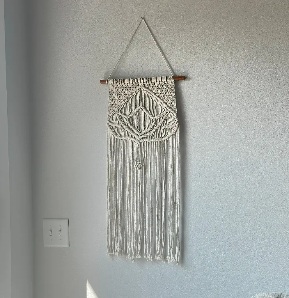 Lotus Macramé Wall Hanging MSRP $22.99